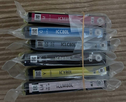 エプソン  EPSON 純正インク IC6CL80L 真空パック　80L 6本1セット
