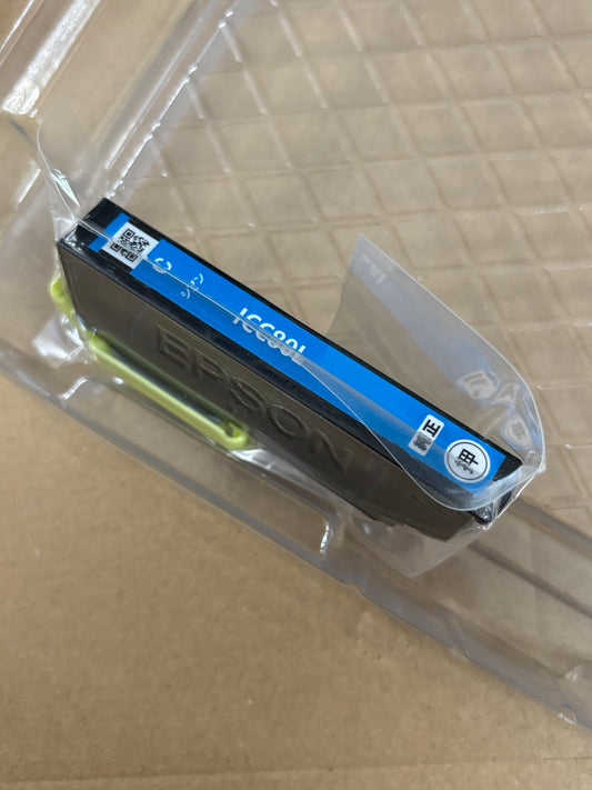 EPSON　エプソン　純正インクカートリッジ　ICC80L　シアン　とうもろこし
